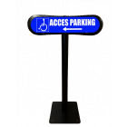 Com'Park poteau accès parking handicapé gauche