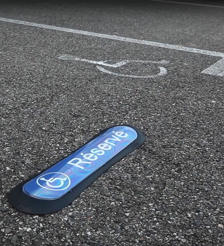 Signalétqiue de parking pour handicapé Com'Park