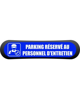 Visuel Compark Parking réservé au personnel d'entretien