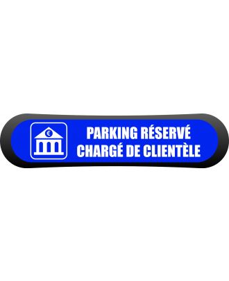 Kit - signalétique - Compark Parking réservé chargé de clientèle
