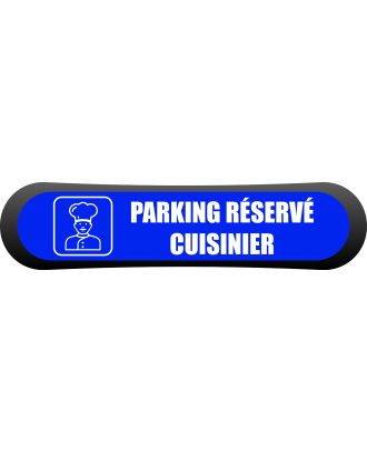 Kit - signalétique – Compark Parking réservé cuisinier