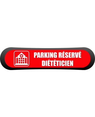 Kit - signalétique - Compark  Parking réservé diététicien