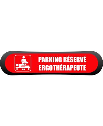 Kit - signalétique - Compark  Parking réservé ergothérapeute