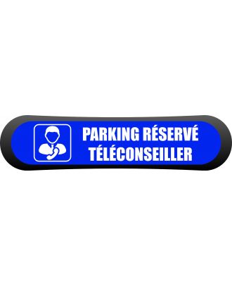 Kit - signalétique - Compark Parking réservé téléconseiller